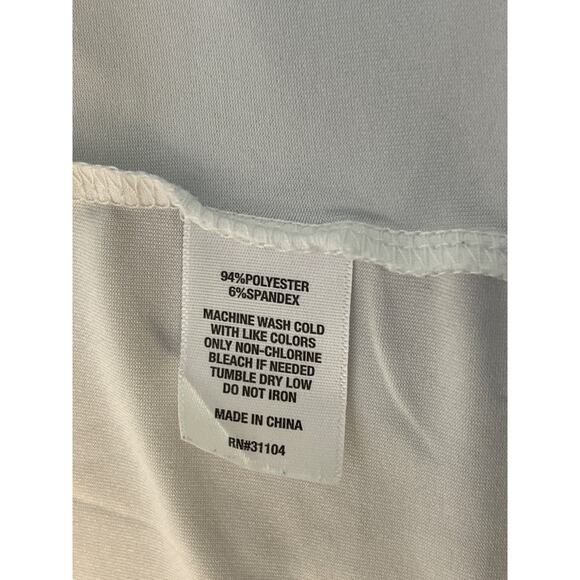 Ocean Coast White Quarter Zip XL‎ Thin Great for Layering Pre-owned - Picture 4 of 7